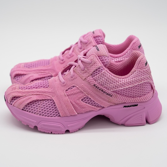 size 38 EU / 8 US Balenciaga Phantom Sneakers Pink Mesh - Picture 4 of 16